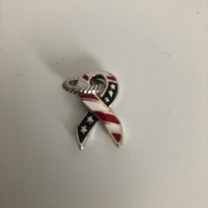 Brighton Patriotic American Flag Ribbon Charm